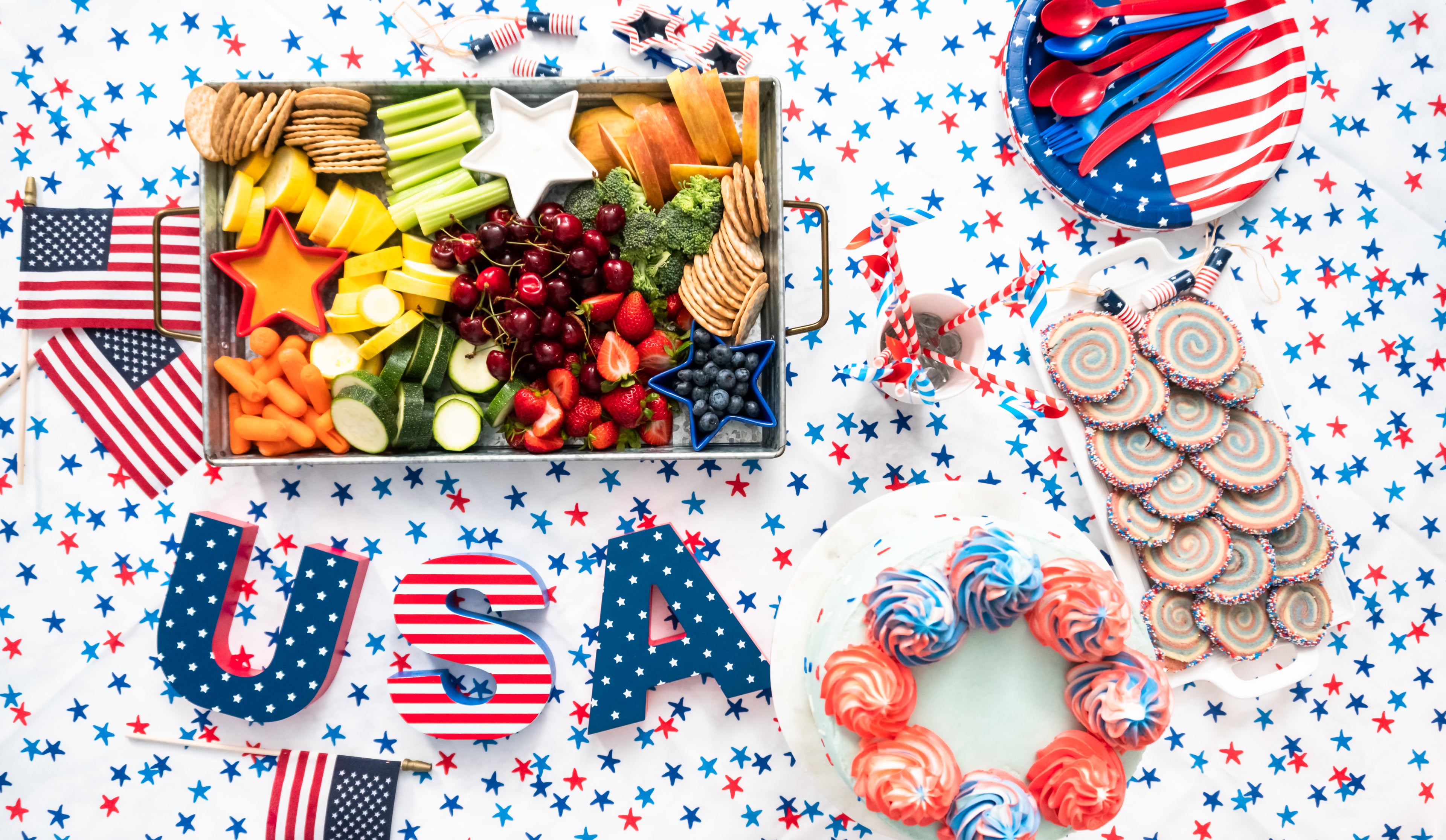 Healthier and Delicious Fourth of July Snacks
